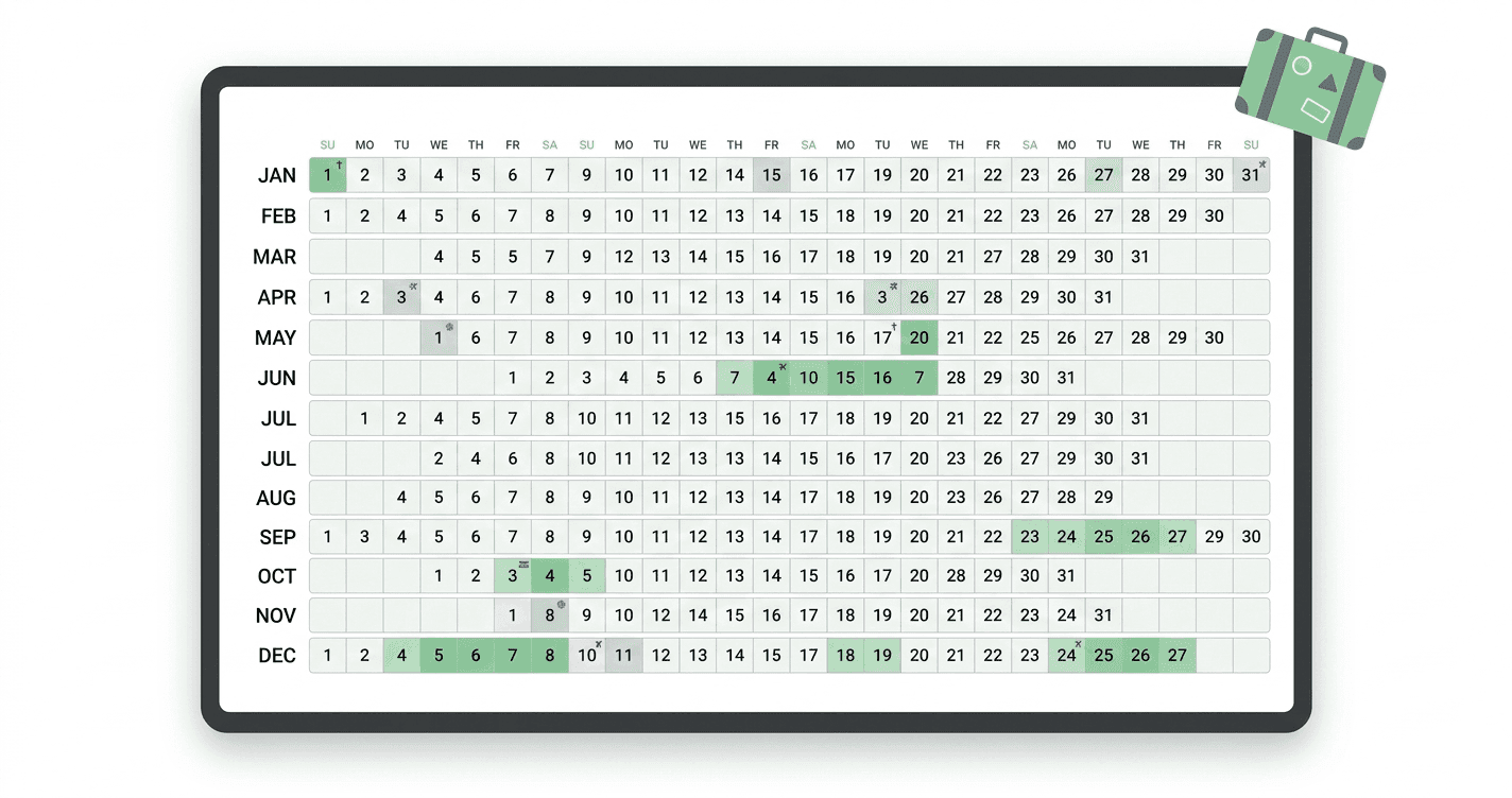 Why a Specialized PTO Calendar Makes Travel Planning Easier