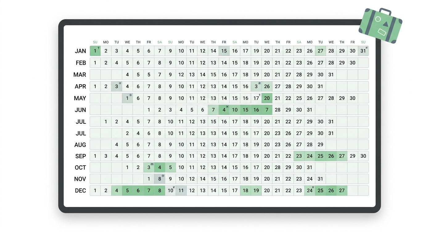 Why a Specialized PTO Calendar Makes Travel Planning Easier