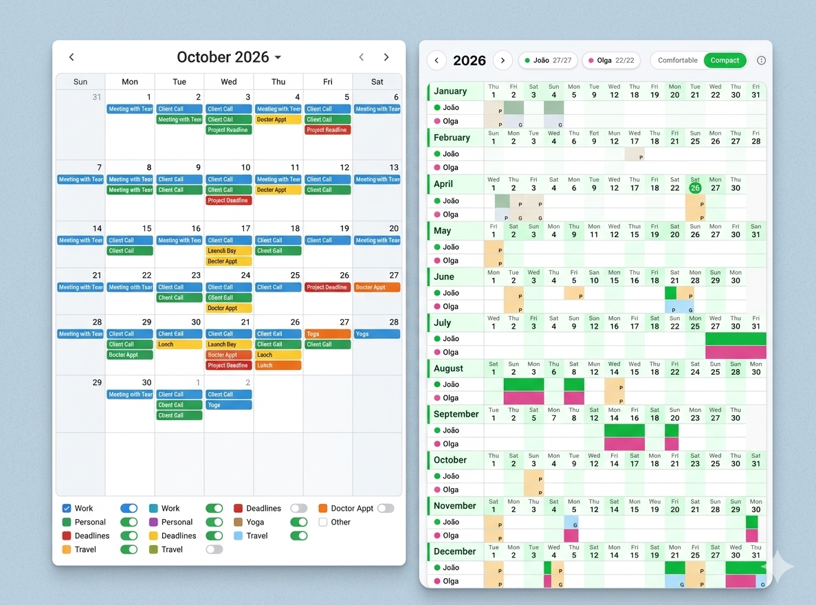 TimeOffCalendar vs Google Calendar: Which Is Better for Tracking PTO?